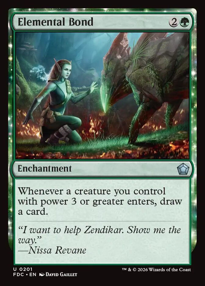 Elemental Bond, Foundations Commander · 0201