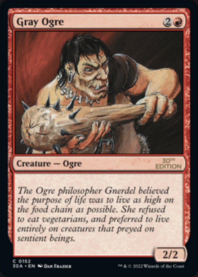 Gray Ogre, 30th Anniversary Edition · 152/594