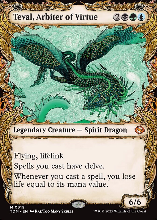 Teval, Arbiter of Virtue, Tarkir: Dragonstorm · 0319