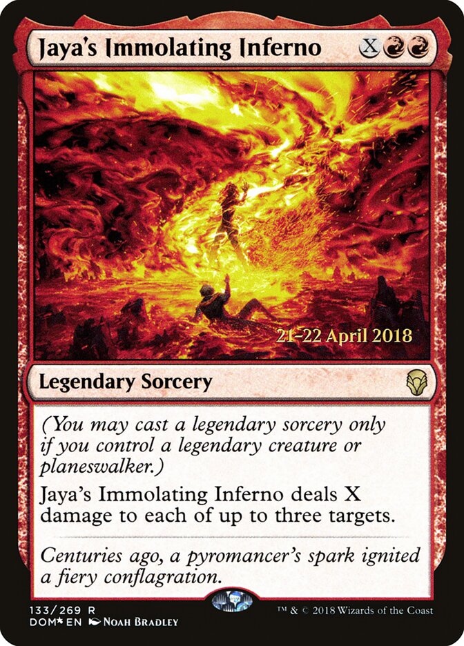 Jaya's Immolating Inferno, Dominaria Promos · 133/269