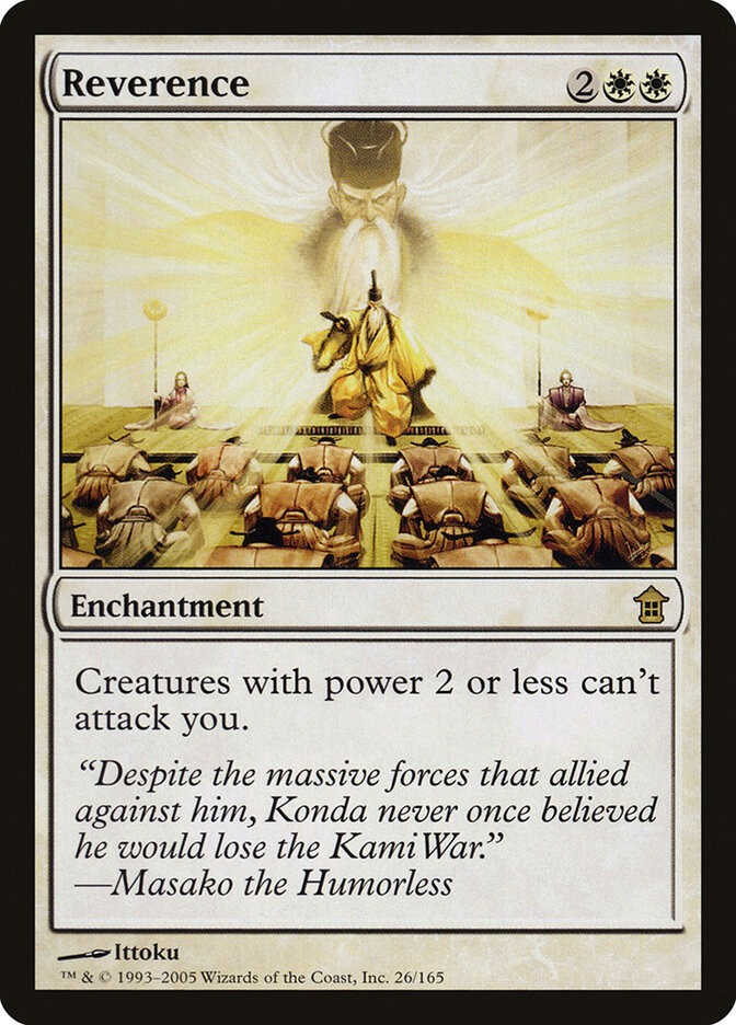 Reverence, Saviors of Kamigawa · 26/165
