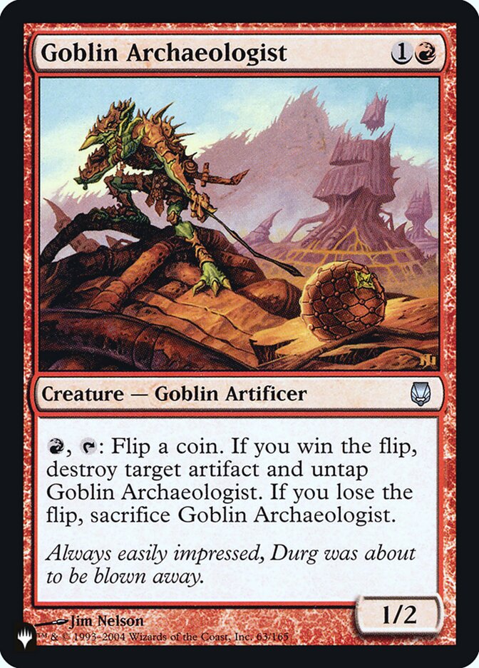 Goblin Archaeologist, The List · dst-63