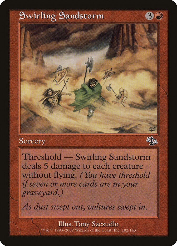 Swirling Sandstorm, Judgment · 102/143