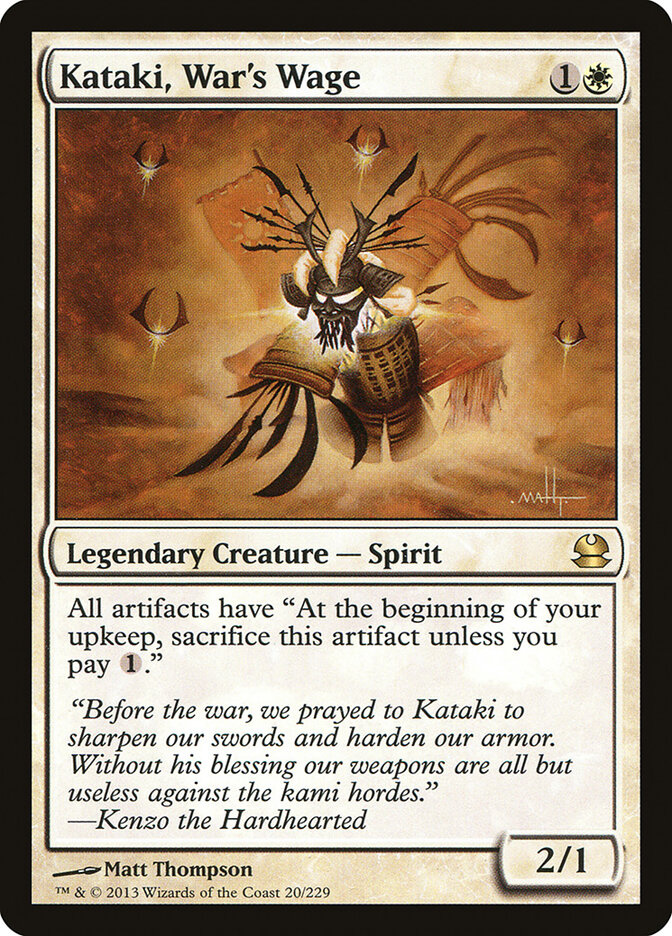Kataki, War's Wage, Modern Masters · 20/229