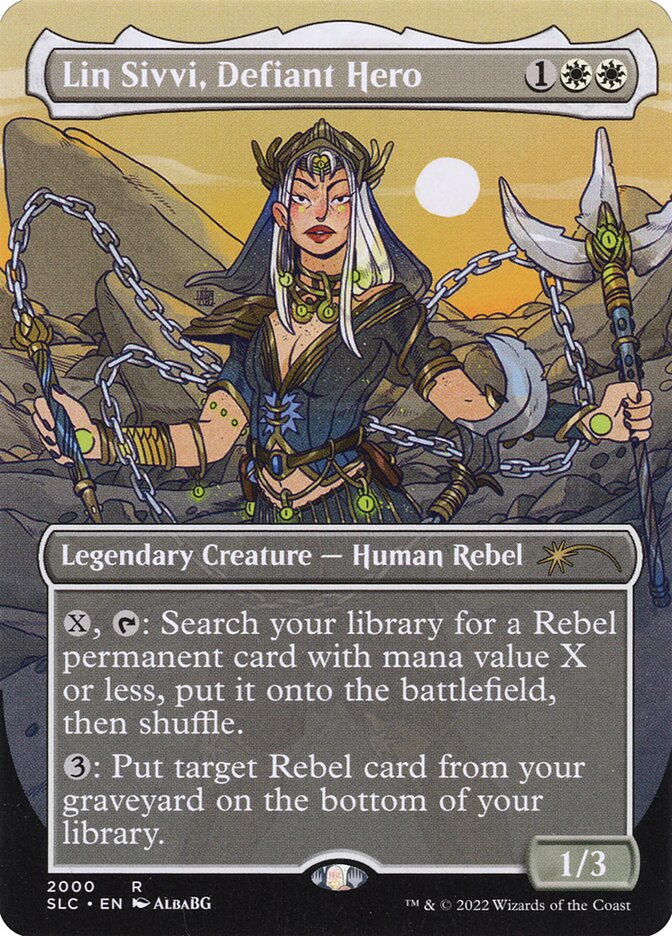 Lin Sivvi, Defiant Hero, Secret Lair Countdown · 2000