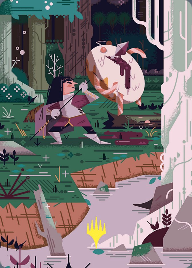 Stab Wound // Stab Wound, Wilds of Eldraine Art Series · 0069