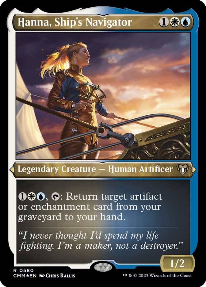 Hanna, Ship's Navigator, Commander Masters · 0580