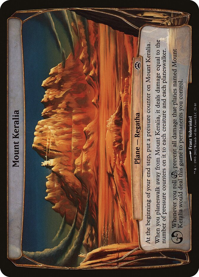 Mount Keralia, Planechase 2012 Planes · 25/40