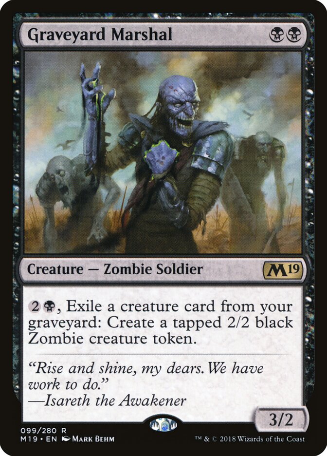 Graveyard Marshal, Core Set 2019 · 099/280