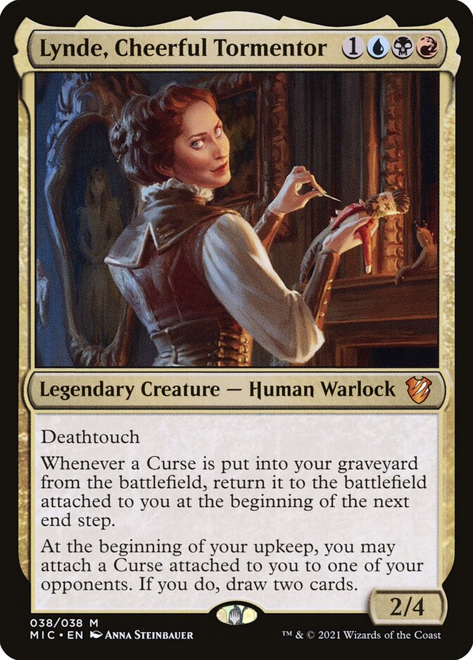 Lynde, Cheerful Tormentor, Midnight Hunt Commander · 038/038