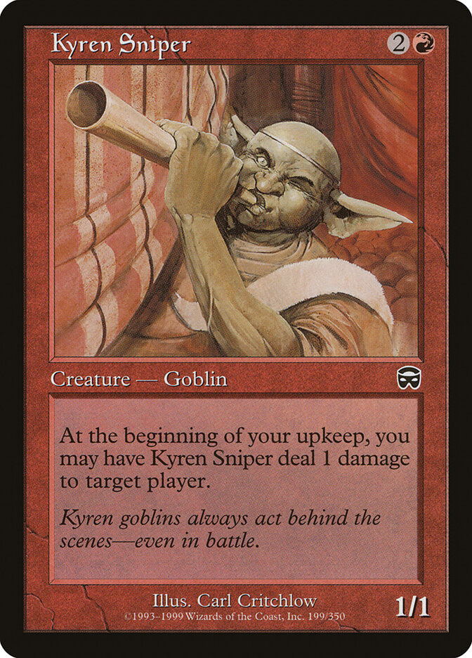 Kyren Sniper, Mercadian Masques · 199/350