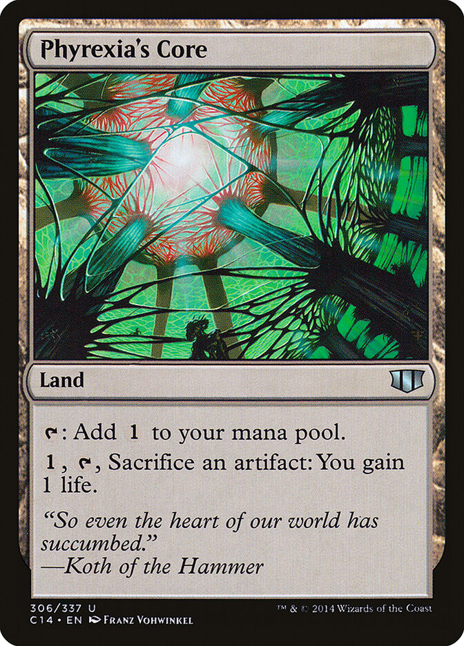 Phyrexia's Core, Commander 2014 · 306/337