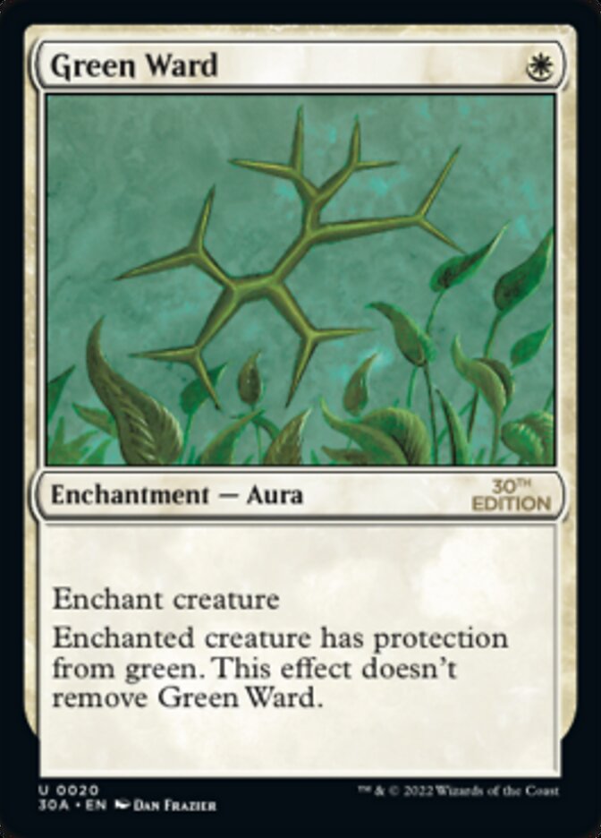 Green Ward, 30th Anniversary Edition · 020/594