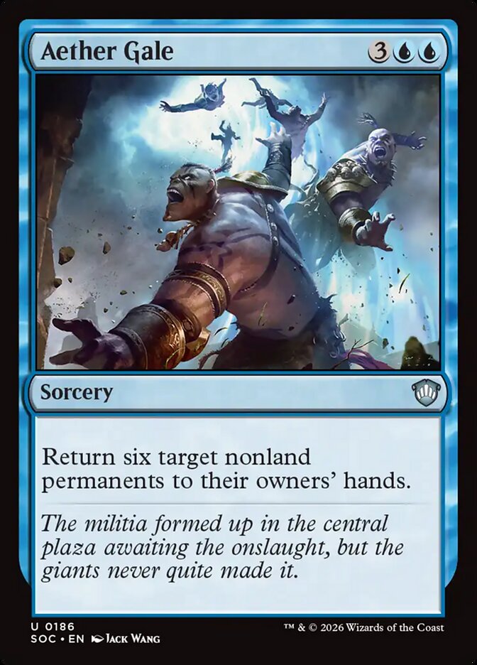 Aether Gale, Secrets of Strixhaven Commander · 0186