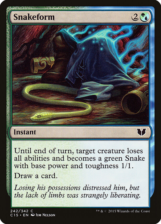Snakeform, Commander 2015 · 242/342
