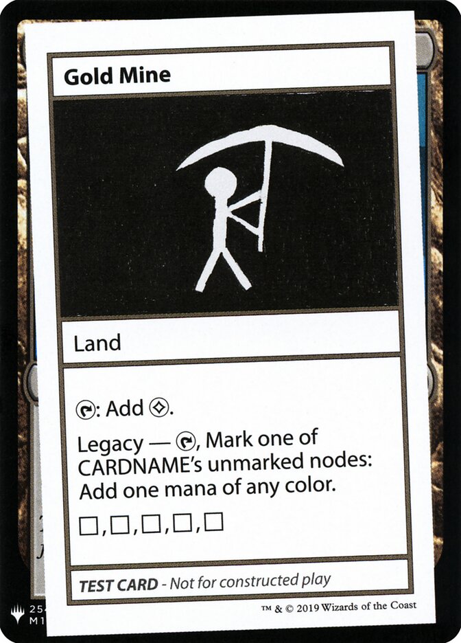 Gold Mine, Mystery Booster Playtest Cards 2019 · 116/121