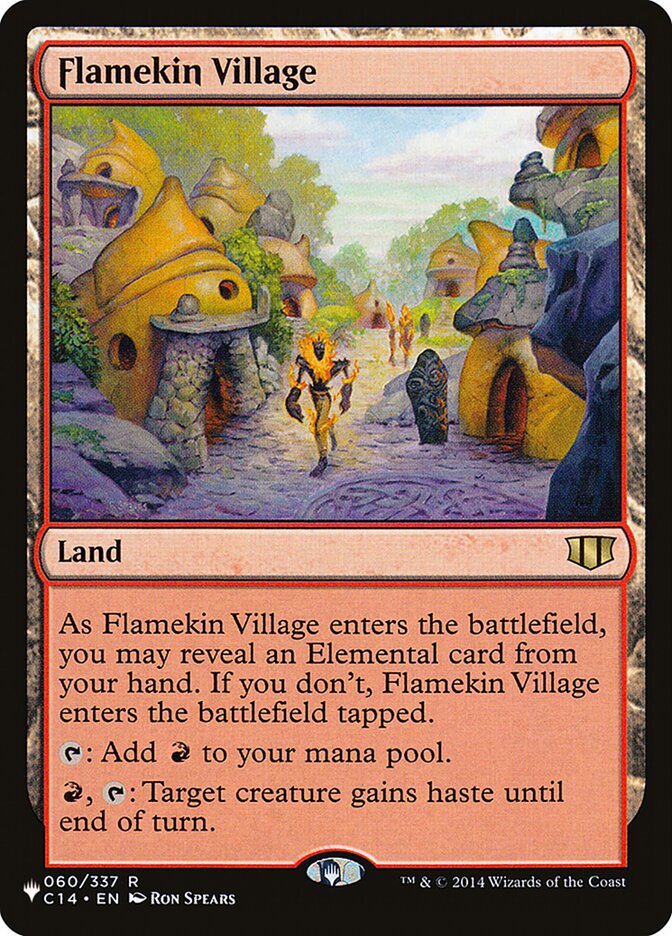 Flamekin Village, The List · c14-60