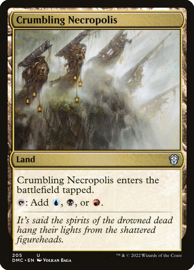 Crumbling Necropolis, Dominaria United Commander · 205