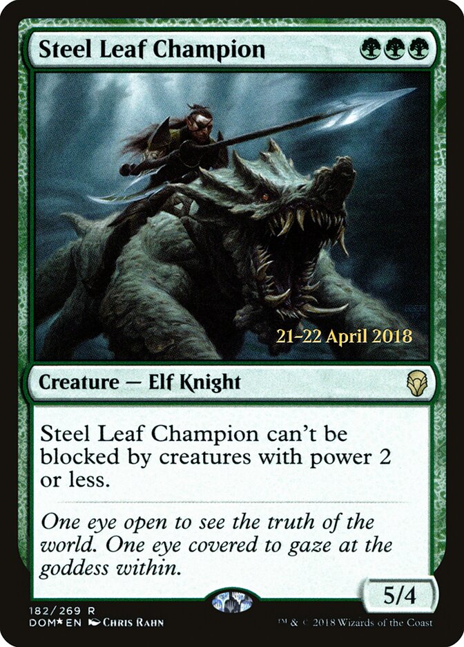 Steel Leaf Champion, Dominaria Promos · 182/269
