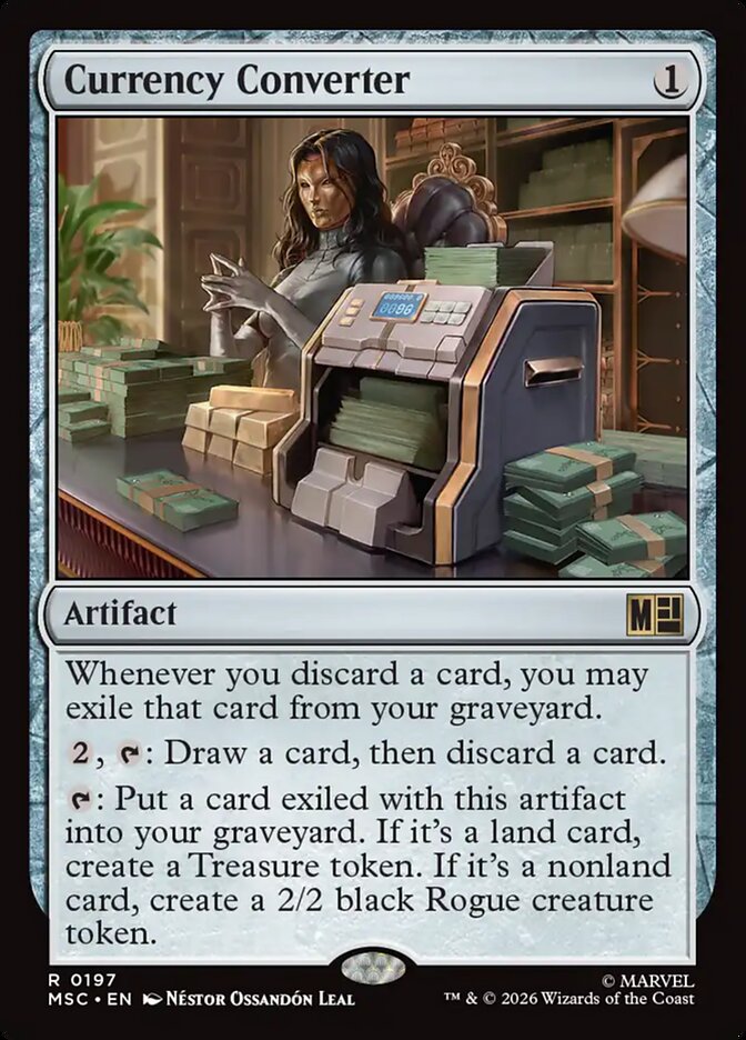 Currency Converter, Marvel Super Heroes Commander · 0197
