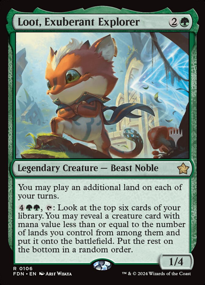 Loot, Exuberant Explorer, Foundations Promos · 0106