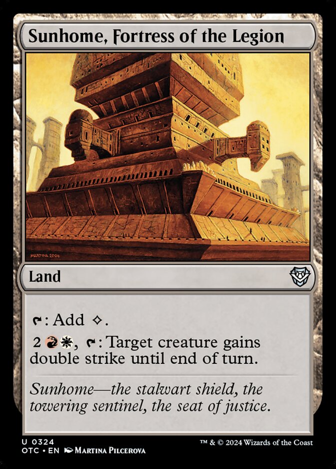 Sunhome, Fortress of the Legion, Outlaws of Thunder Junction Commander · 0324