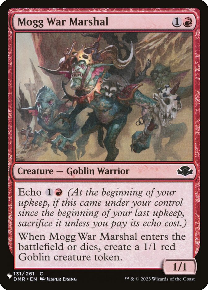 Mogg War Marshal, The List · dmr-131