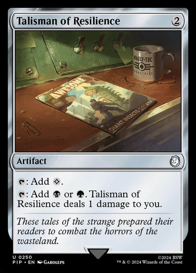 Talisman of Resilience, Fallout · 0250