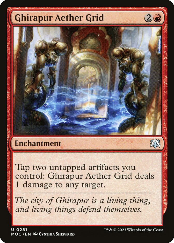Ghirapur Aether Grid, March of the Machine Commander · 0281