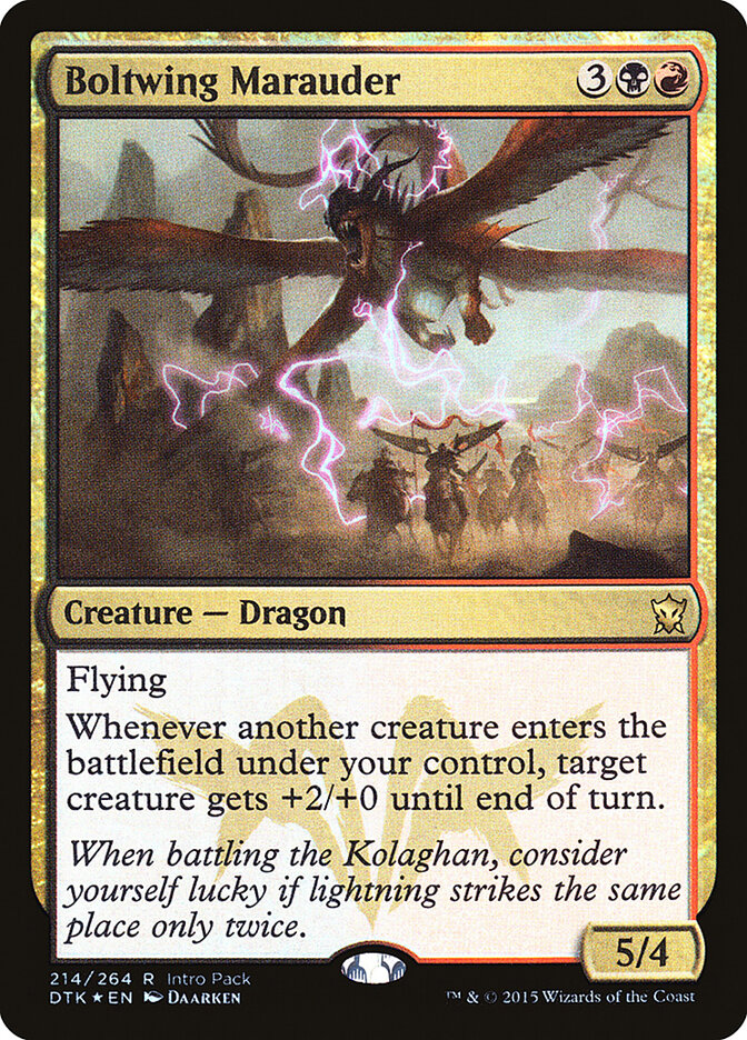 Boltwing Marauder, Dragons of Tarkir Promos · 214/264