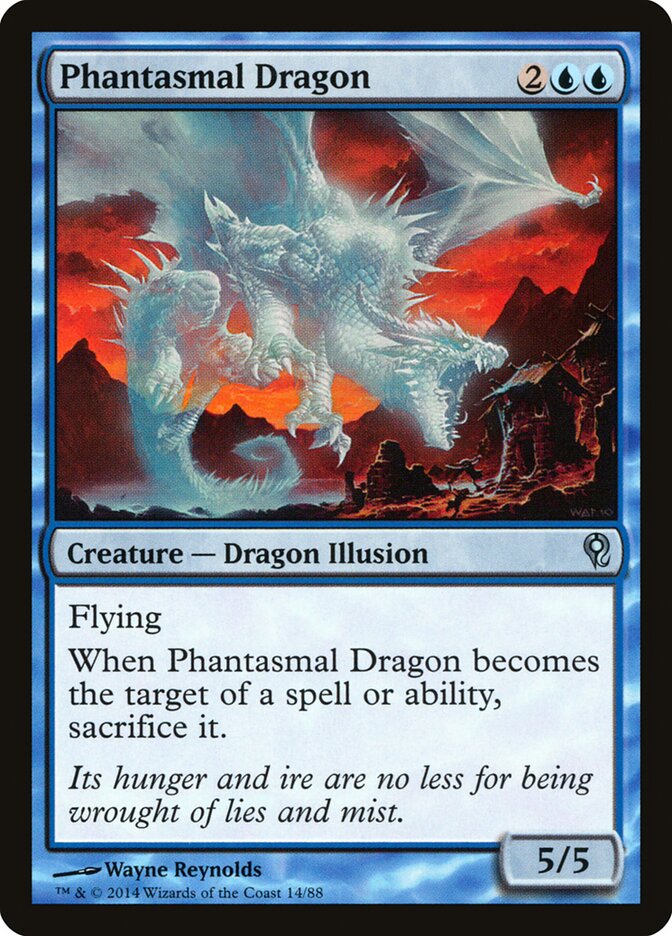 Phantasmal Dragon, Duel Decks: Jace vs. Vraska · 14/88
