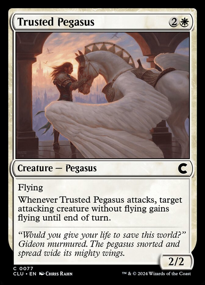 Trusted Pegasus, Ravnica: Clue Edition · 0077