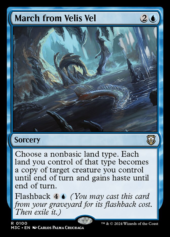 March from Velis Vel, Modern Horizons 3 Commander · 0100