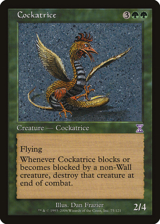 Cockatrice, Time Spiral Timeshifted · 75/121