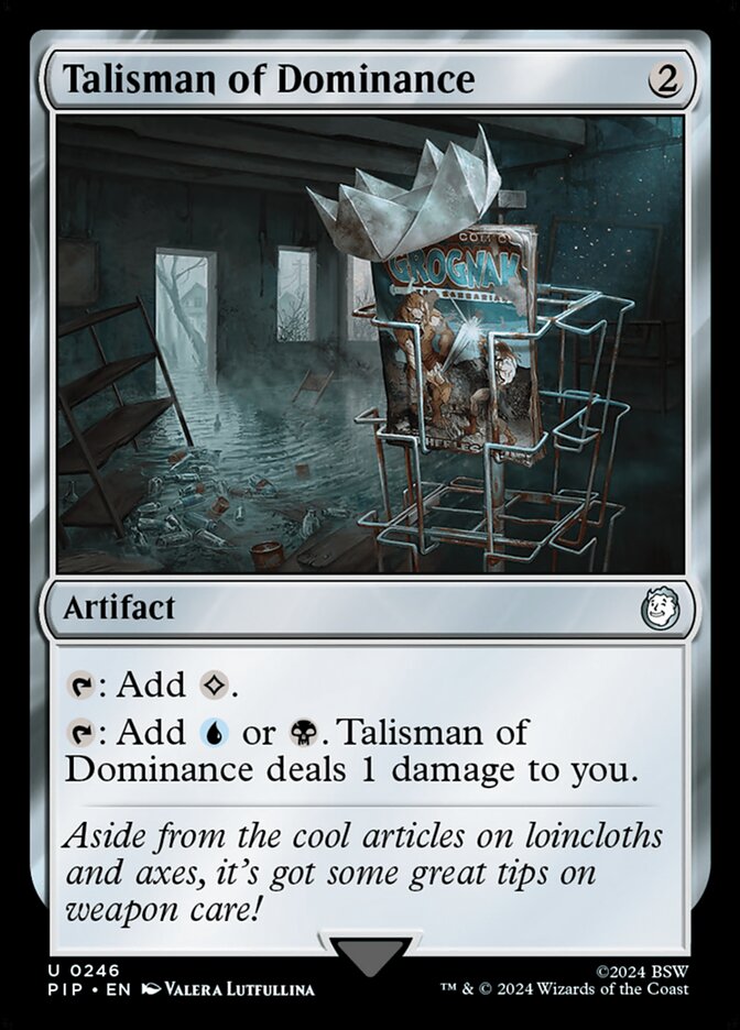 Talisman of Dominance, Fallout · 0246