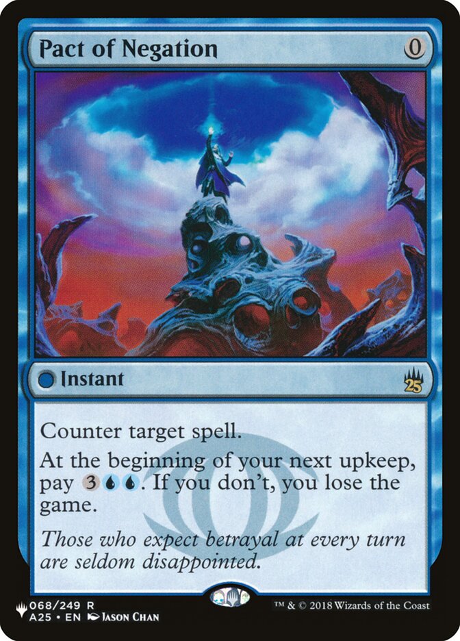 Pact of Negation, The List · a25-68