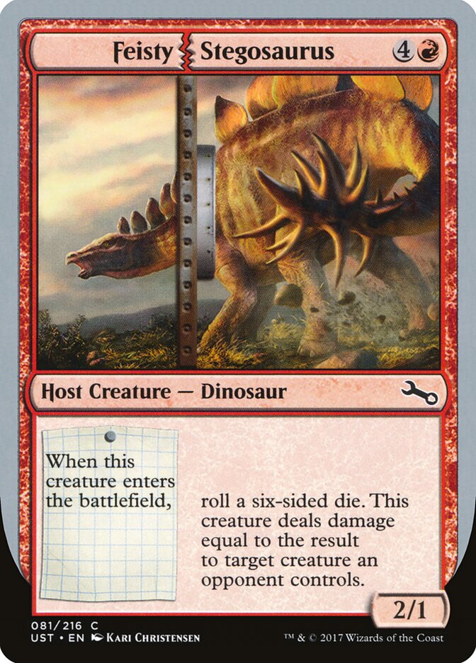 Feisty Stegosaurus, Unstable · 081/216