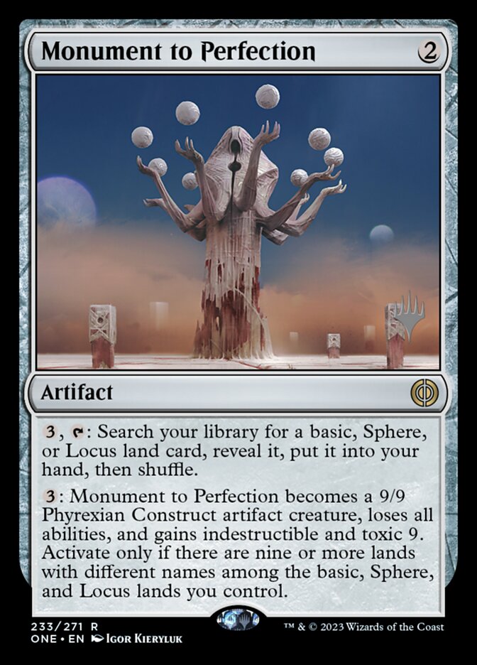 Monument to Perfection, Phyrexia: All Will Be One Promos · 233/271