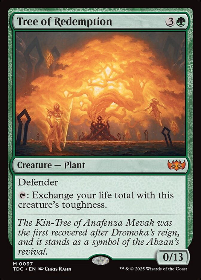 Tree of Redemption, Tarkir: Dragonstorm Commander · 0097