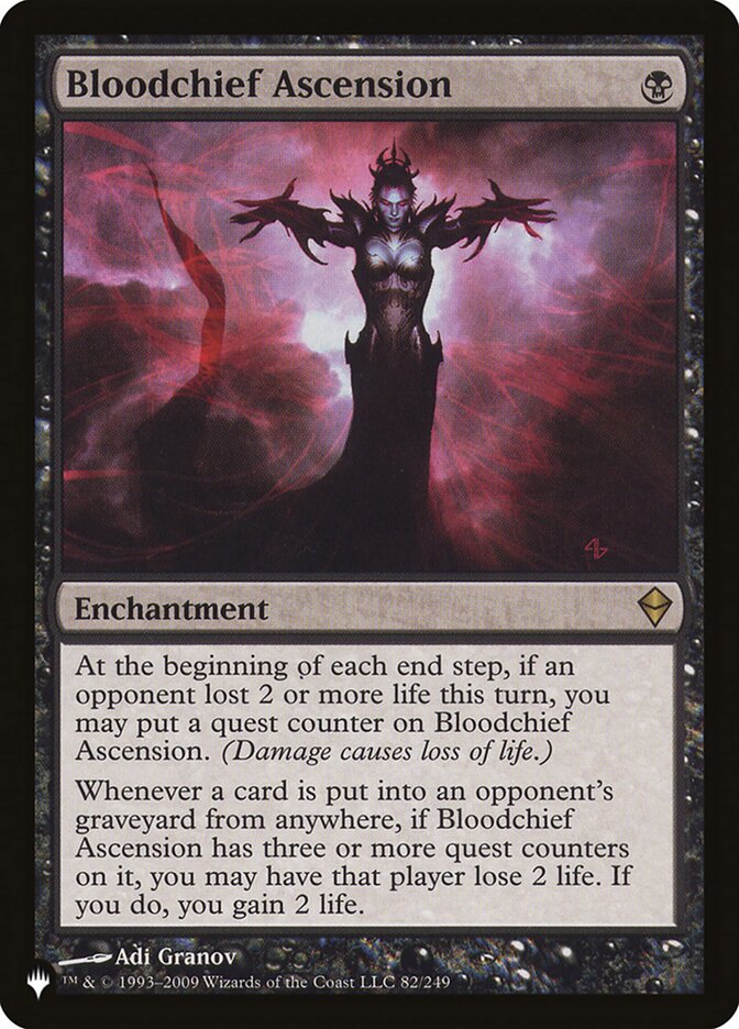 Bloodchief Ascension, The List · zen-82