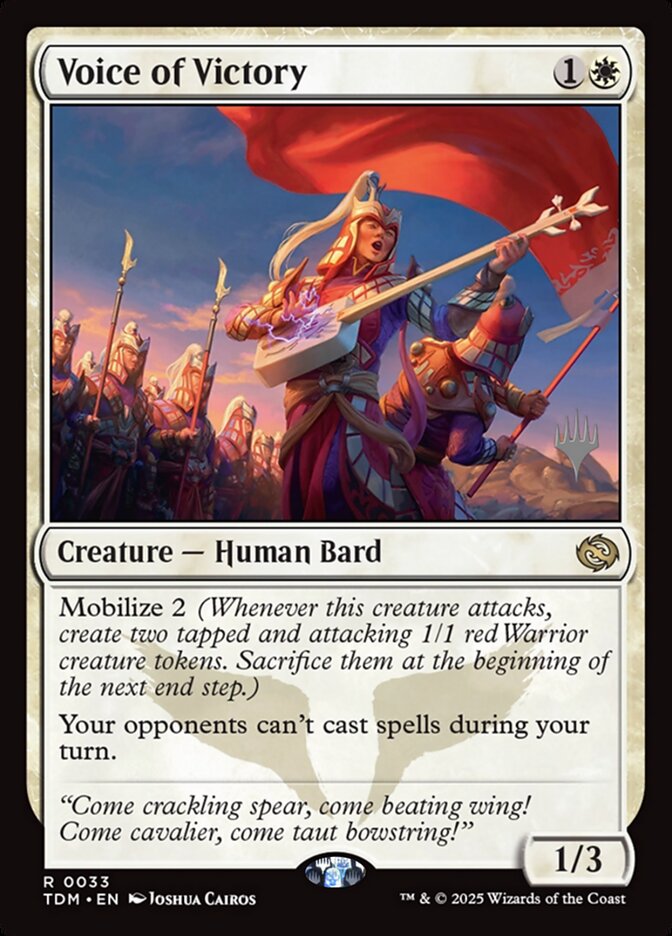 Voice of Victory, Tarkir: Dragonstorm Promos · 0033