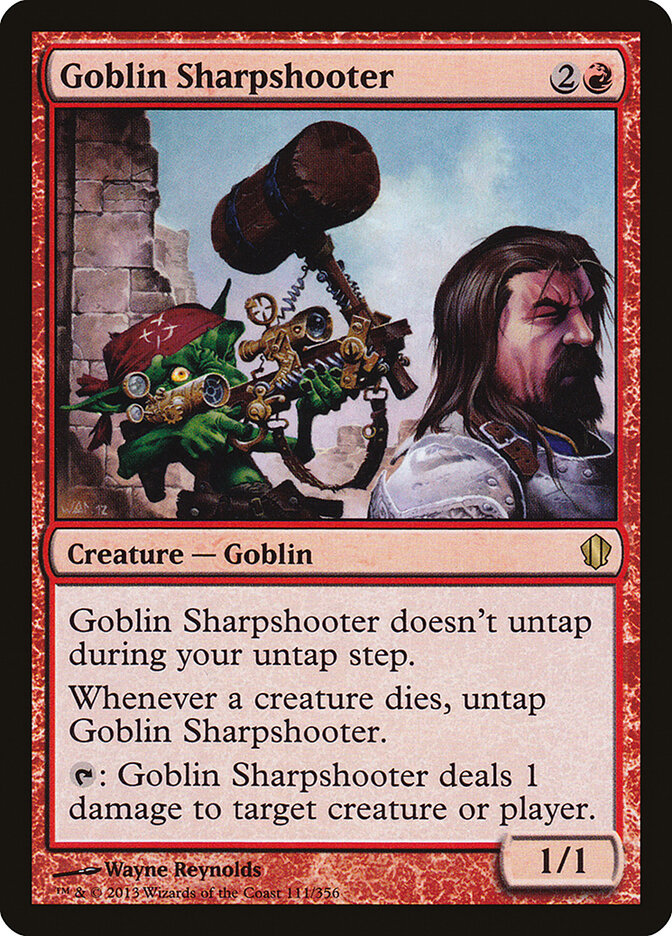 Goblin Sharpshooter, Commander 2013 · 111/356