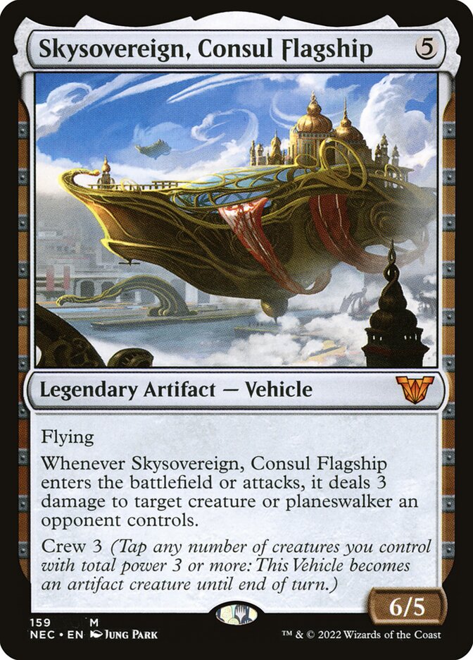 Skysovereign, Consul Flagship, Neon Dynasty Commander · 159
