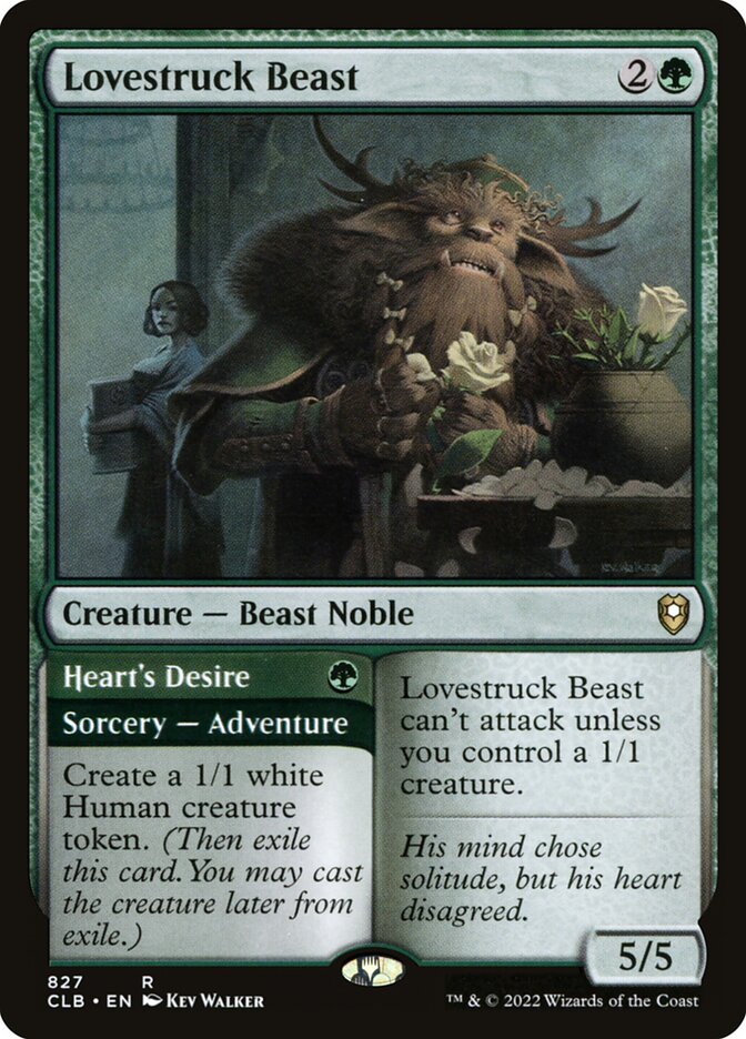 Lovestruck Beast // Heart's Desire, Commander Legends: Battle for Baldur's Gate · 827
