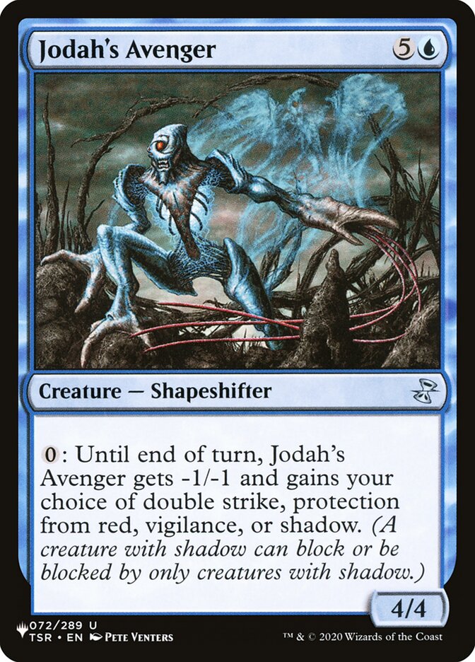 Jodah's Avenger, The List · tsr-72