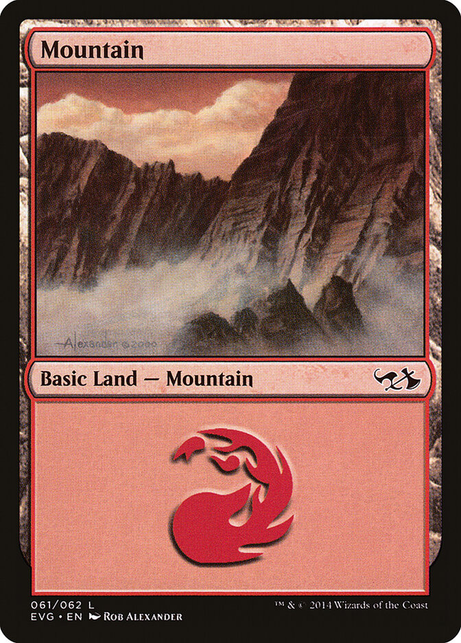 Mountain, Duel Decks Anthology: Elves vs. Goblins · 061/062
