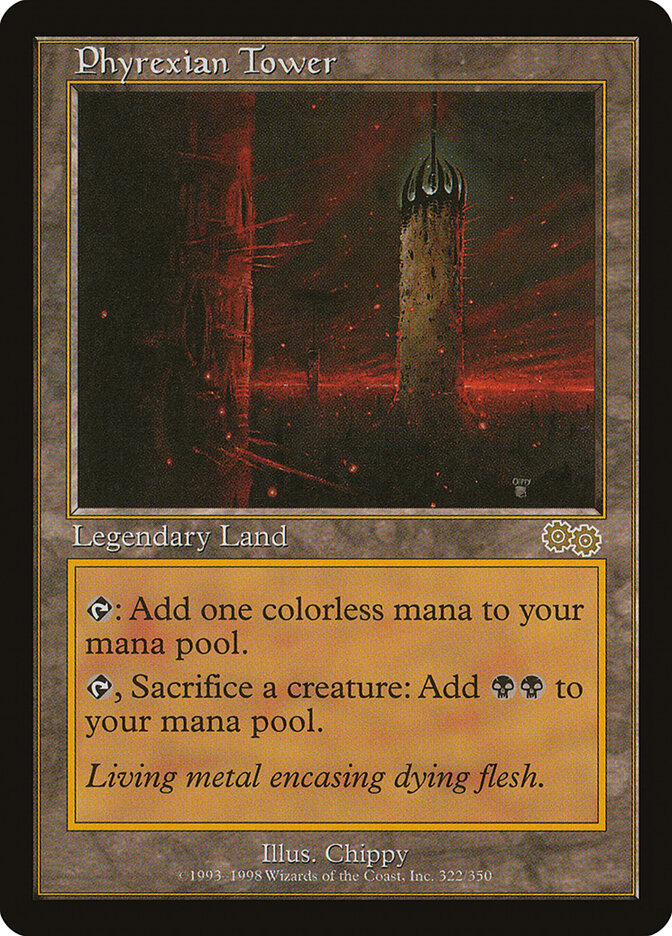 Phyrexian Tower, Urza's Saga · 322/350