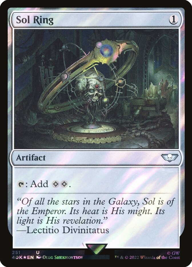 Sol Ring, Warhammer 40,000 Commander · 251-star