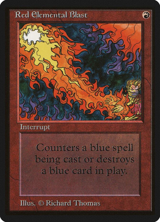 Red Elemental Blast, Limited Edition Beta · 170