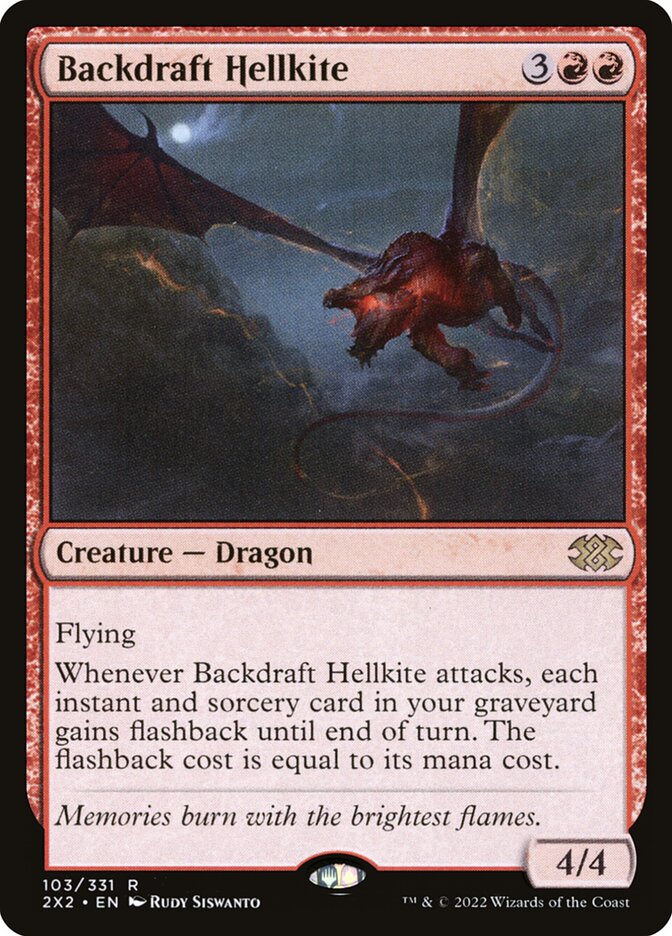 Backdraft Hellkite, Double Masters 2022 · 103/331